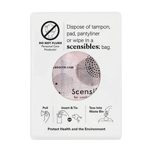 Wall-Mount Bag Dispenser — White