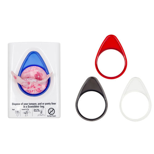 Locking Dispenser White Plastic